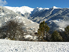 Courchevel mountain view