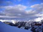 Courchevel mountain view